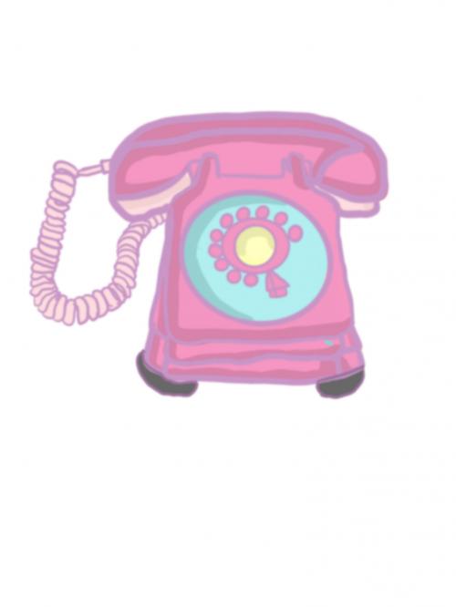 Pastel Telephone